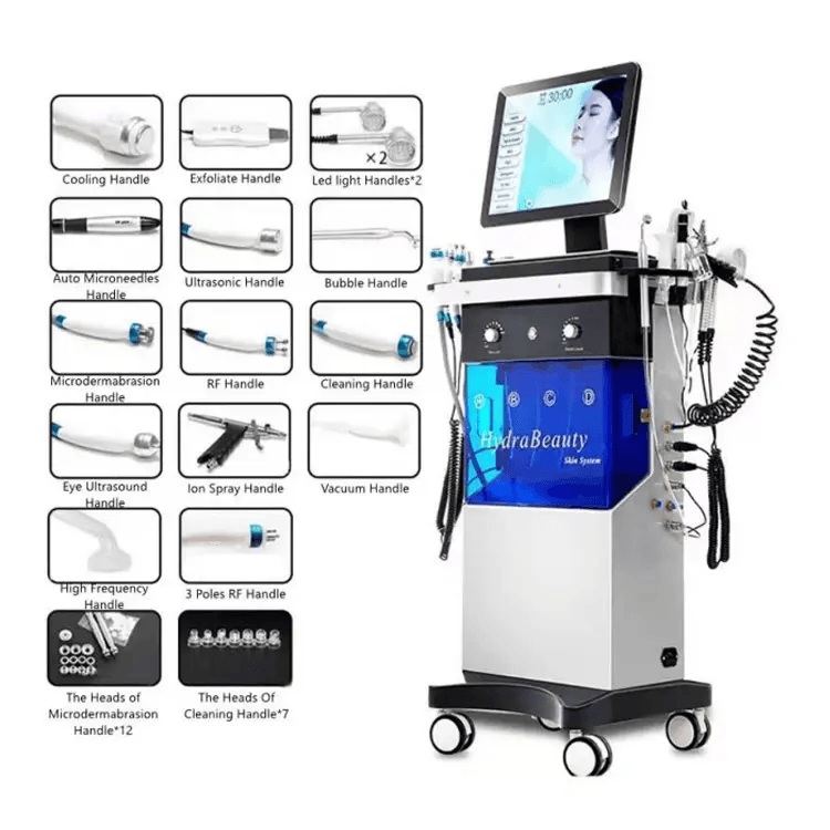 14 in 1 Multifunction Diamond Skin Peeling Microdermabrasion Peel Facial Care Beauty Machine