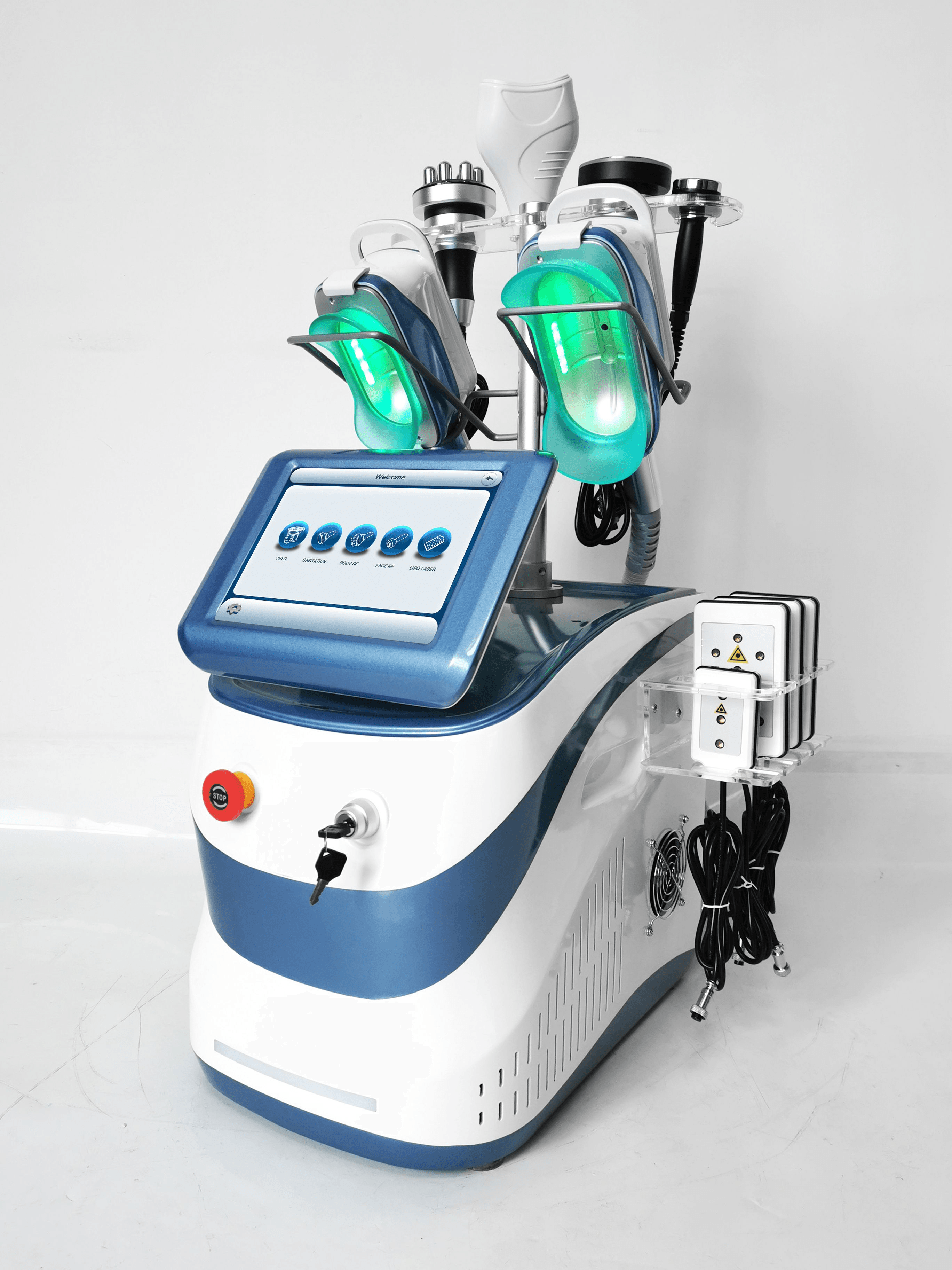 360 Cryolipolysis Machine cool sculpt Fat Freezing 40K Cavitation RF Body Slimming Machine hongruibeauty