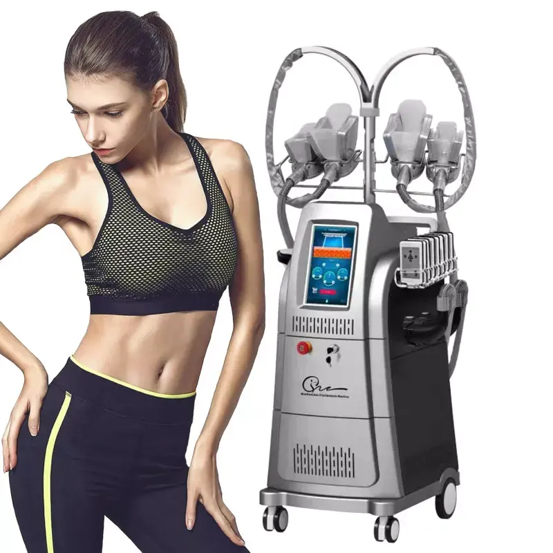 4 Handles Cryotherapy Weight Loss Machine With RF Lipo Laser 40K Cavitation Function