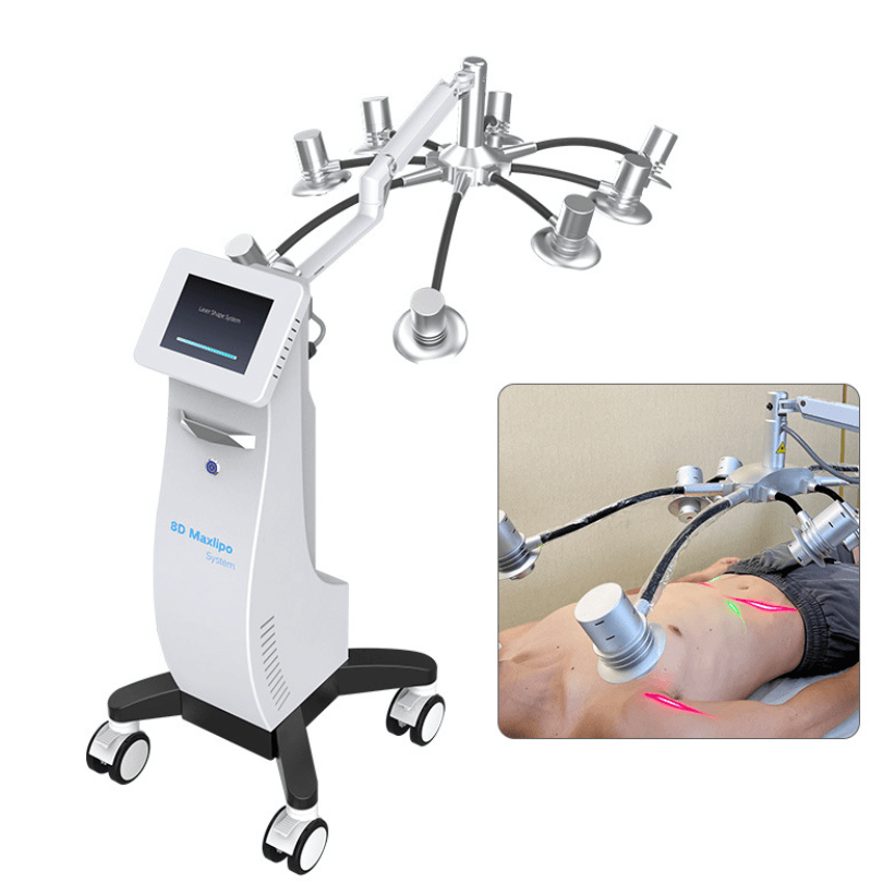 8D Laser Lipo 532 &amp; 635nm Lipolaser Body Slimming Machine hongruibeauty